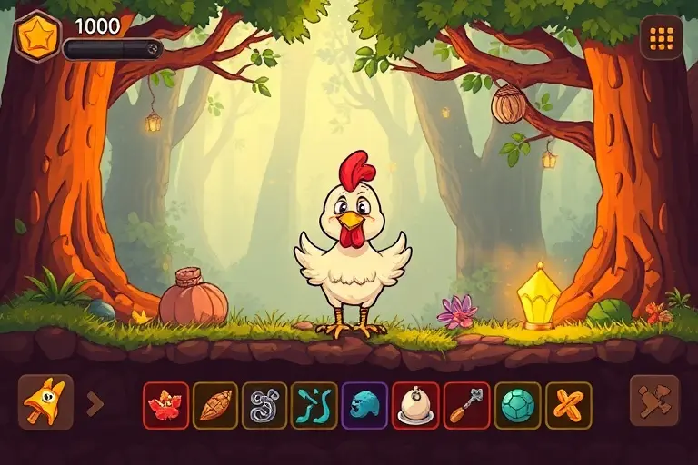 Chicken Farm Slots gameplay screenshot